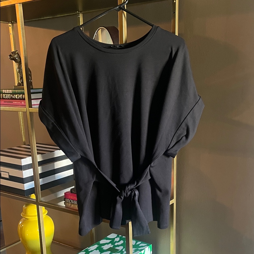 Express Black Short Sleeve Women's Top